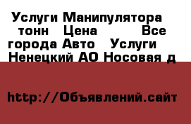 Услуги Манипулятора 5 тонн › Цена ­ 750 - Все города Авто » Услуги   . Ненецкий АО,Носовая д.